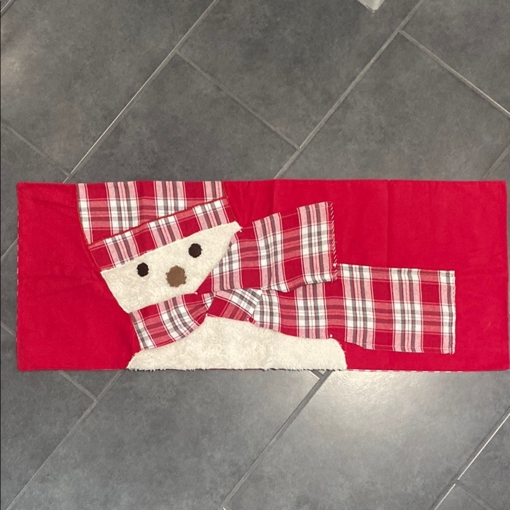 Festive Snowman Pillow Cover